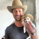 Glen Powell and Brisket: Hollywood's Hottest Dog Dad-Son Duo